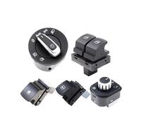 Bouton lève-vitres Pour EOS Pour R32 Pour GTI MK 5 6 V VI VI CHROME CARBRANE CONTRUTTEUR MIRROIR MIROR FINANCE