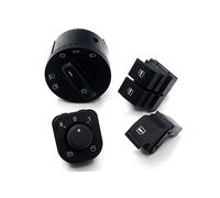 Bouton Lève Vitres Voiture Fenêtre Gauche Pour Vw pour Caddy pour Jetta pour Golf 5 Mk5 V Puls pour Passat B6 puissance phare miroir fenêtre interrupteur de commande 4 pièces