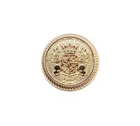 Bouton Lot de 15 boutons pression en métal doré à 25 mm, décoratifs style collégien for vêtements, fournitures couture, accessoires(E,15mm 15Pcs)
