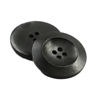 Bouton Lot de 50 boutons en bois à 4 trous, 7 couleurs, for couture, scrapbooking, vêtements, artisanat, veste, blazer, pulls, accessoires travaux manuels(07,30mm)