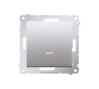 Kontakt-Simon DS1AL.01/43 commutateur électrique Bouton-poussoir Argent