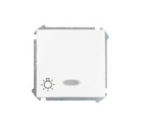 Bouton/lumière/avec rétroéclairage Simon Basic BMS1L.01/11