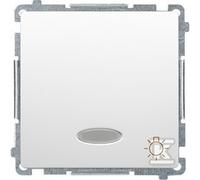 Bouton lumière BMS1L.01/11 Basic blanc rétroéclairé