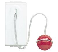 BOUTON LUMINEUX 1 POLO 10A AVEC TIRANT BLANC N4033