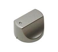 Bouton manette inox Four cuisinière (C00298879 ARISTON HOTPOINT VEDETTE WHIRLPOOL)