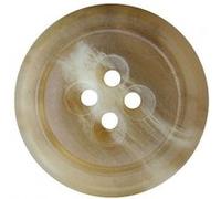 Bouton Manteau Chiné Beige 34 mm X 1 - Union Knopf(...) - Ecru Ecru G