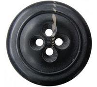 Bouton Manteau Chiné Bleu Foncé 34 mm X 1 - Union Knopf(...) - Bleu G