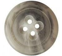 Bouton Manteau Chiné Gris 34 mm X 1 - Union Knopf(...) - Gris G