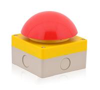 Bouton manuel brut Bouton poussoir Interrupteur Bouton champignon Pédale de commande Arrêt d'urgence Buzzer ouvre-porte 2NC Ouverture positive Rouge/jaune Fonction de verrouillage IP65