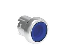 Bouton métal éclairé 22mm automatique platine LPSBL106