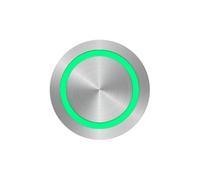 Bouton métallique momentané de 40MM, interrupteur autobloquant, bouton réinitialisation marche-arrêt avec lumière LED, accessoires bricolage 3/12/24/220V rouge vert bleu