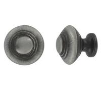 Bouton meuble zamak fer patiné 301 30mm - BROS - 301Z18