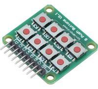 Bouton Module Clavier Carte 2x4 Matrice 8 Poussoir Micro Interrupteur pour Micro-ordinateur à Puce Unique
