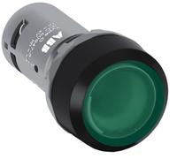 Bouton monostable 22mm concave 1Z vert CP 1SFA619100R1312
