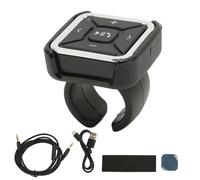 Bouton multimédia Bluetooth Adaptateur audio sans fil Commutateur Télécommande au volant Récepteur pour vélo Moto Voiture