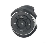Bouton multimédia pour volant - Télécommande audio sans fil avec contrôle de pause et de volume pour iOS pour téléphones Android