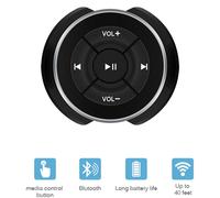 Bouton Multimédia Sans Fil Pour Volant De Voiture, Télécommande Musicale Pour Téléphone, Tablette, Volant, Bt-M3
