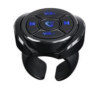 Bouton multimédia sans Fil - Remote pour Le Smartphone | Contrôleur de Guidon de Moto | Bouton Externe pour la Musique de Voiture | Commande Universelle pour Le périphérique Audio Portable