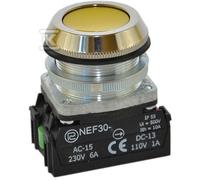 Bouton NEF30-KXY jaune W0-NEF30-K XY G