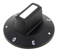 Bouton noir 0 a 3 12h , 0000524051 Noir G
