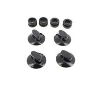 Bouton noir 12h par 4 - table de cuisson