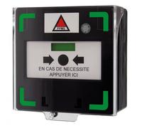 Bouton noir déclencheur pour alerte et action du ppms, sonore, lumineux - AIPHONE BDNL