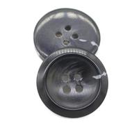 Bouton Noir Marron Manteau Bouton Accessoires de couture décoratifs, Noir, 17mm 10pièces