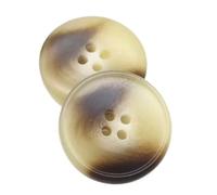 Bouton Noir Marron Trench Coat Bouton Décorations Bricolage Artisanat, Couleur 3, 20mm 10pièces