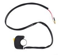 Bouton ON/OFF pour guidon de moto pour phare de vélo - Contrôle de phare étanche avec 22 mm de diamètre intérieur, matériau ABS Compat