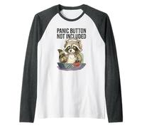 Bouton Panique Non Inclus Worker Life ANI Funny Office Humour Manche Raglan
