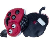 Bouton - paquet de 2 - 22x15 mm - Rouge