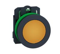 Bouton plat plastique. orange fi30 Harmony XB5 XB5FVG5