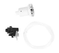 Bouton Pneumatique Commutateur d'Air Télécommande en Acier Inoxydable pour Piscine (contacteur pneumatique pour équipement sanitaire) pour Aspirateurs Manuels