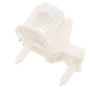 Bouton Pneumatique pour Réservoir Encastré, Panneau Mural Blanc | Pièce en Plastique à Surface Plane, Installation Dissimulée, Usage pour Appartements et Hôtels