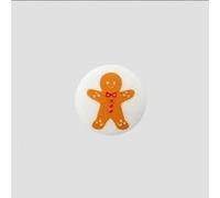 Bouton polyester Bonhomme en pain d'épices, à pied 18mm - Prym(...) - 12 Blanc 12 Blanc G