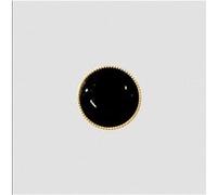Bouton polyester et metal noir/or à pied 15mm - Prym(...) - Noir G