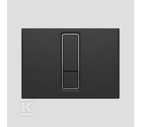 Bouton pour bâti Sanit BRIGHT duroplast noir VS16751C820000