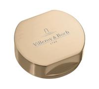 Villeroy und Boch capuchon 94052603 or, acier inoxydable massif, rond, pour poignée tournante simple