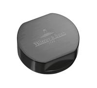 Villeroy & Boch – Bouton pour mécanisme 2 cuves – Acier inoxydable finition anthracite