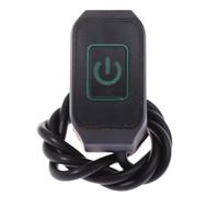 Bouton pour moto guidons Bouton De Commutation Pour Moto, Montage Sur Guidon, Interrupteur Autobloquant Modifié, Commande De Klaxon De Phare Marche/arrêt Avec Lampe, 1 Pièce(3)