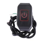 Bouton pour moto guidons Bouton De Commutation Pour Moto, Montage Sur Guidon, Interrupteur Autobloquant Modifié, Commande De Klaxon De Phare Marche/arrêt Avec Lampe, 1 Pièce(4)