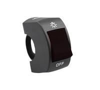 Bouton pour moto guidons Interrupteur À Bouton-poussoir Universel, Connecteur De Bouton Marche/arrêt 12V, Commutateurs De Guidon Pour Vélo Électronique, Scooter, Moto(2)