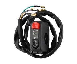 Bouton pour moto guidons Moto ATV 7/8 "support De Guidon Démarrage Arrêt Tuer Bouton Marche/arrêt Interrupteur Latéral Multifonction Commutateur Combiné Pour Motos