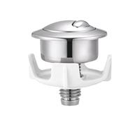 Bouton-poussée Des Toilettes - Bouton De Remplacement De Rinçage | Deux Mécanismes Du Système De Rinçage | Conception Moderne Solution De Plomberie De Maintenance Facile Pour Les Salles De Salle De Sa