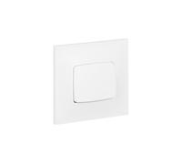 Bouton poussoir 6A complet - Neptune - blanc -