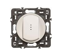 - Bouton poussoir 6A + voyant à composer Céliane - blanc