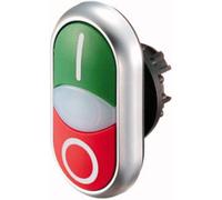 Bouton-poussoir à double touche Eaton M22-DDL-GR-X1/X0 vert, rouge 1 pc(s)