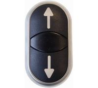 Bouton-poussoir à double touche Eaton M22-DDL-S-X7/X7 216710 IP66 à rappel 1 pc(s)