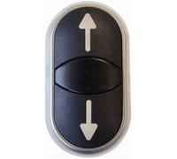 Bouton-poussoir à double touche Eaton M22-DDL-S-X7/X7 216710 IP66 à rappel 1 pc(s)