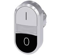 Bouton-poussoir à double touche Siemens 3SU1050-3AB61-0AK0 1 pc(s)
